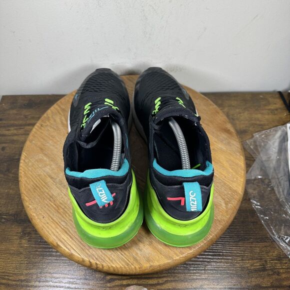 Nike Air Max 270 Shoes Mens Size 11 Black Green Blue DJ5136-001 Sneaker Running - Picture 4 of 12